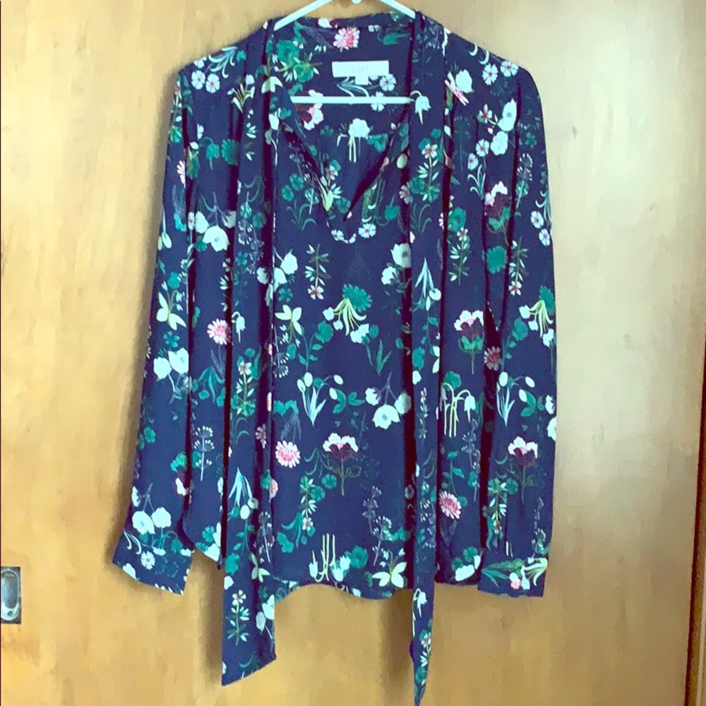 Bow tie blouse